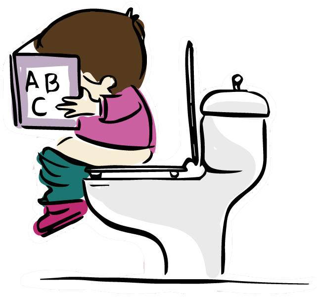 Clipart Bathroom Potty Accident - Accident In Bathroom Clipart - Png Download (700x715), Png Download