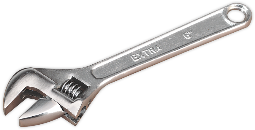 Hand Tool Adjustable Spanner Spanners Pipe Wrench - Kunci Inggris Tekiro Clipart (900x900), Png Download