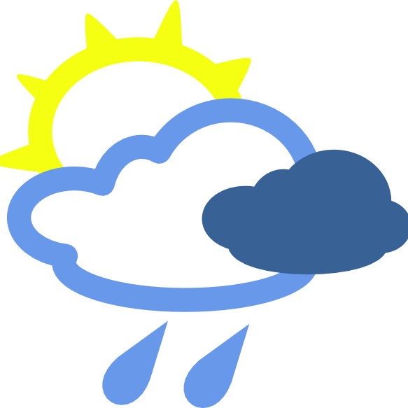 Weather Symbols Clipart (583x583), Png Download