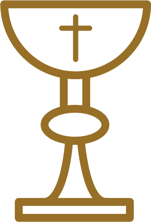 Transparent Parish Picnic Clipart - Holy Eucharist Sign Transparent - Png Download (489x717), Png Download