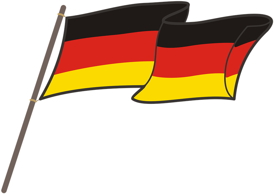 Flags Clipart German - Transparent German Flag Clipart - Png Download (919x652), Png Download