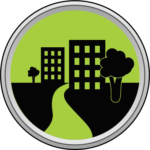 Downtown Riverfront-icon - Illustration Clipart (571x571), Png Download