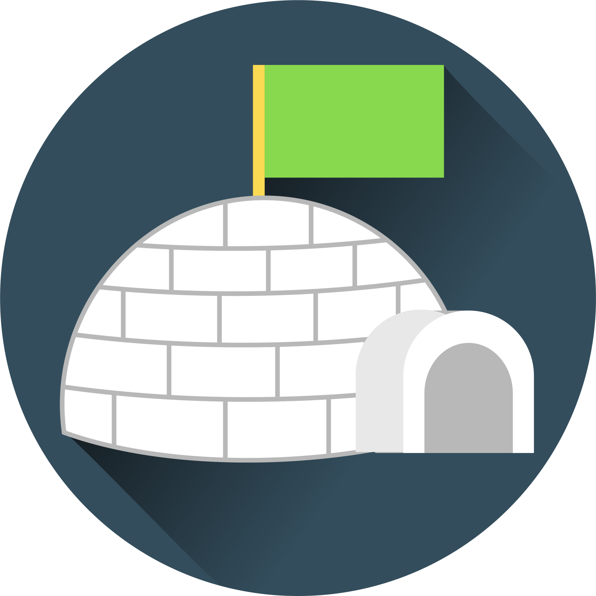 Igloo Logo Icon - Circle Clipart (2000x2000), Png Download