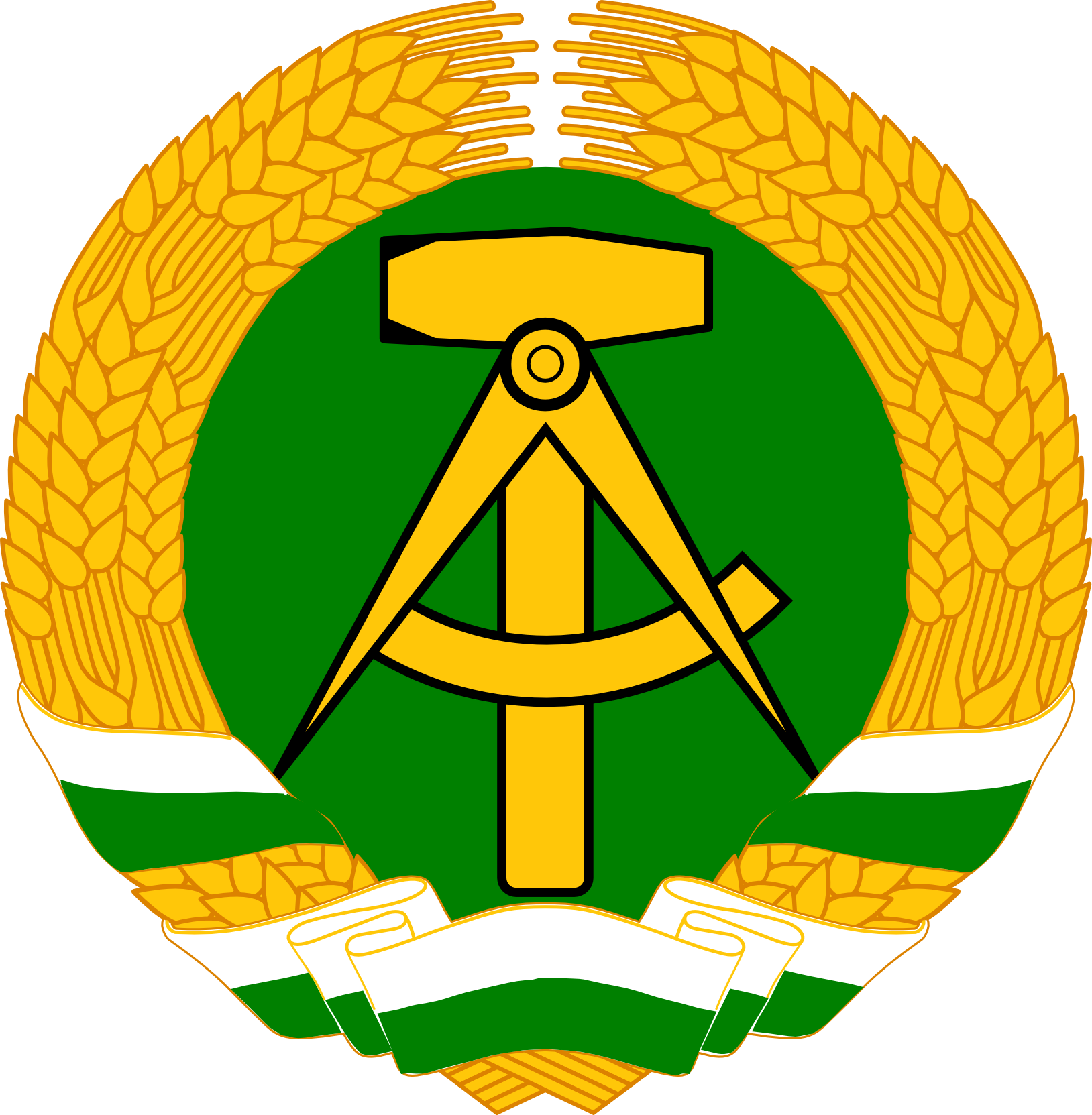 Символ гдр. Эмблема штази гдр. Герб гдр вектор. Герб восточной германии. Герб коммунистической германии.