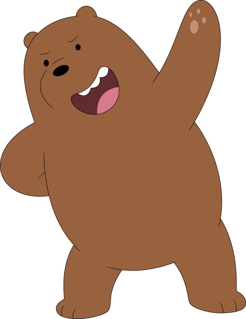 Yo, Whats The Haps By Porygon2z - We Bare Bears Brown Clipart (784x1018), Png Download