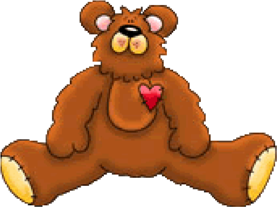 Bear - Valentine Clipart (1000x1000), Png Download
