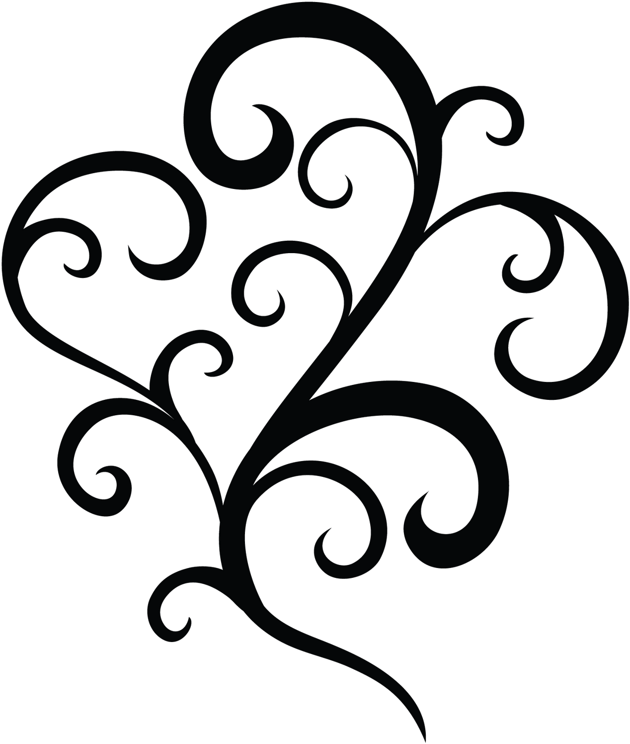 Photography Floral Design - Swirl Pattern Png Clipart (1600x1600), Png Download