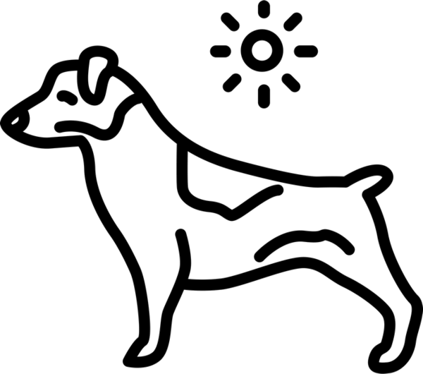 Transparent Dog Paw Print Clipart - Terrier - Png Download (600x530), Png Download