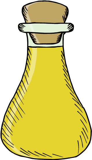 Black And White Oil - Illustration Clipart (600x600), Png Download