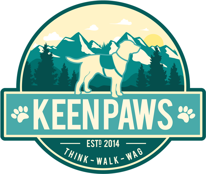 Dog Hiking Logo Clipart (678x574), Png Download