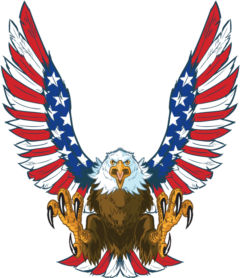 American Bald Eagle Clipart , Png Download - Aguila De Estados Unidos Transparent Png (779x901), Png Download