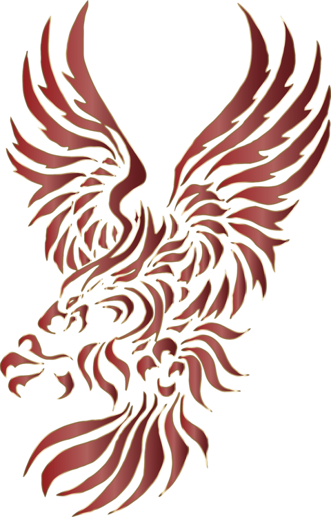 Bird Of Prey,head,neck - Eagle Tattoo Designs Clipart (480x750), Png Download
