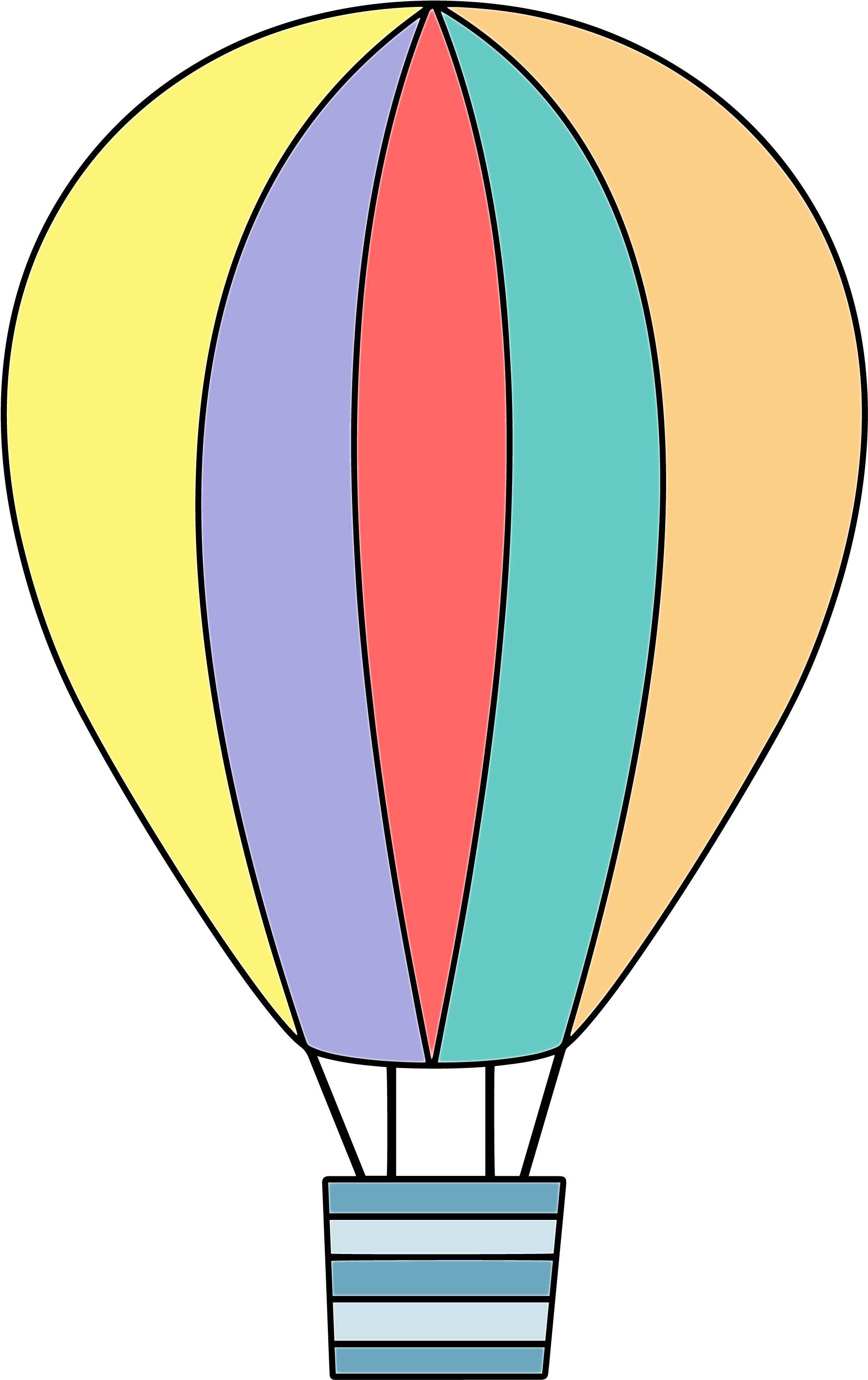Hot Air Balloon Clipart (2480x3508), Png Download