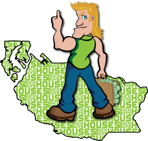Buck Buys Houses Pierce County - Illustration Clipart (600x585), Png Download