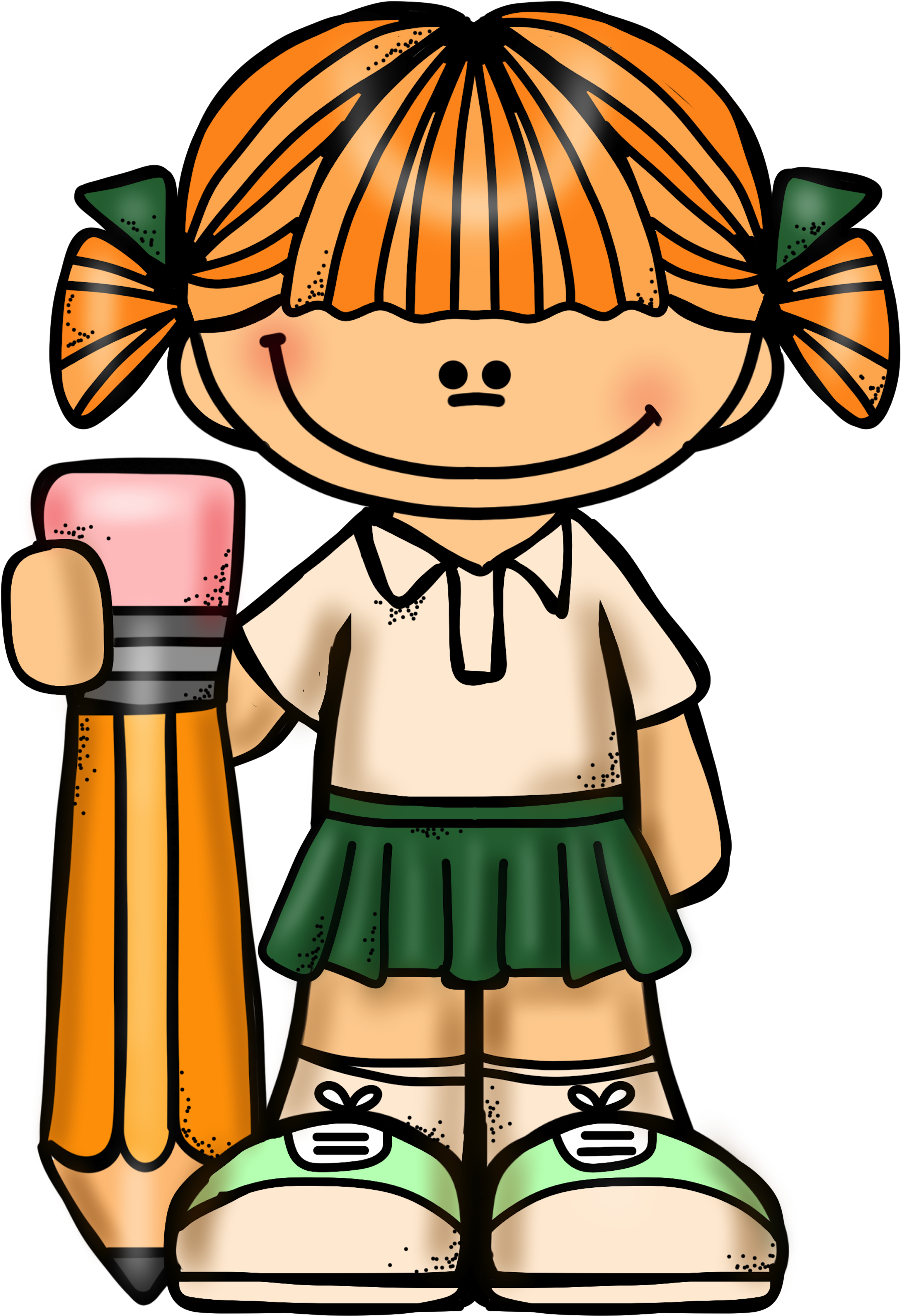 Clipart Of Ideas, Carolina And Mi "src="data - Melonheadz Pencil Clipart - Png Download (2325x3397), Png Download