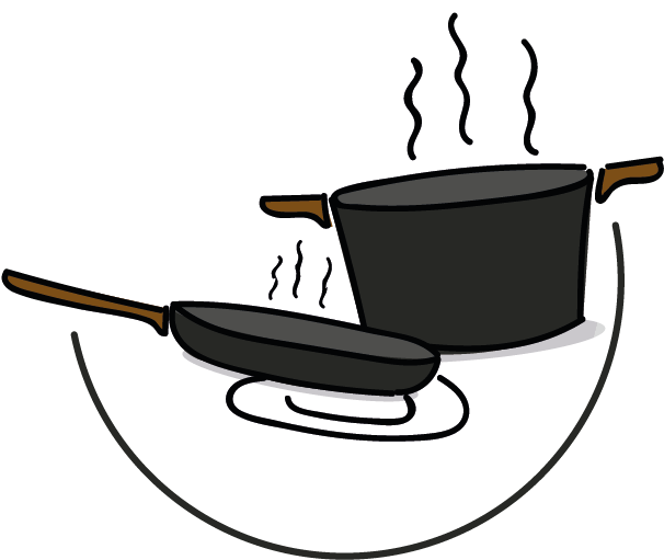 Padella Induzione Icona Png Clipart (625x626), Png Download