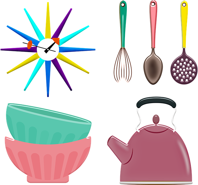 Imagem De Utensílios De Cozinha Clipart (640x591), Png Download