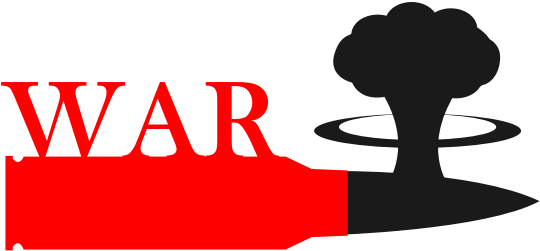Vector Drawing Of Atom Bomb War Symbol Clipart (600x600), Png Download