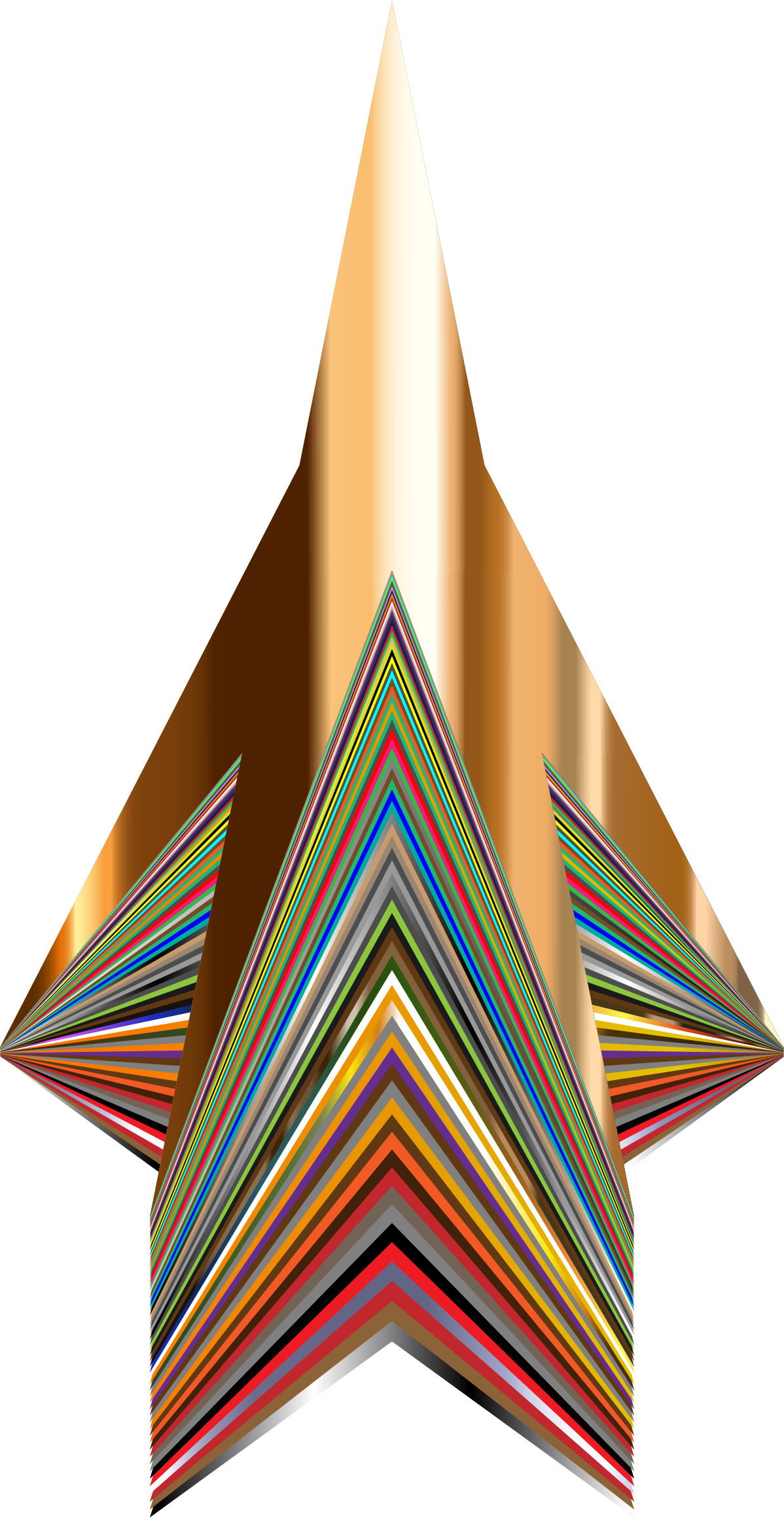 Fighter Jet Clip Arts - Triangle - Png Download (1198x2319), Png Download