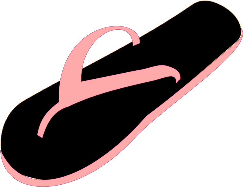 Flip-flops Clipart (1600x1600), Png Download
