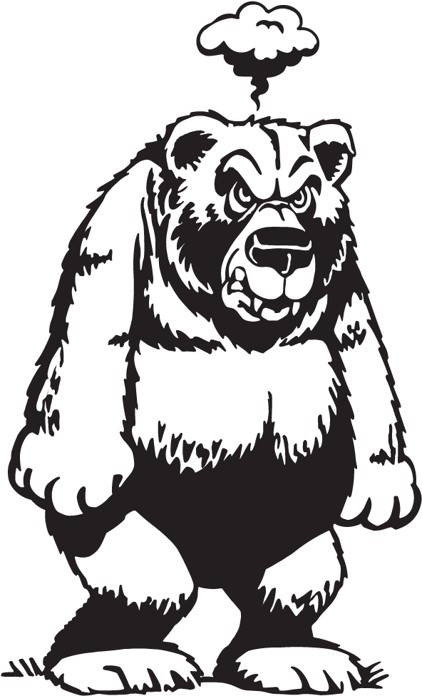 Bear Decal Clipart (600x983), Png Download