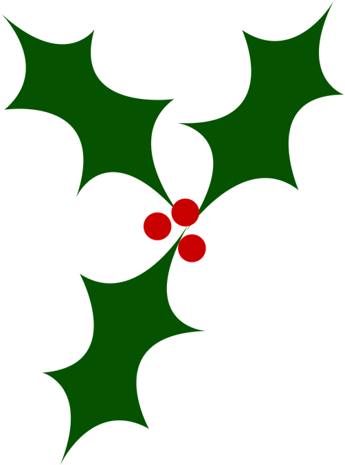 Transparent Background Holly Leaves Clipart - Png Download (720x720), Png Download