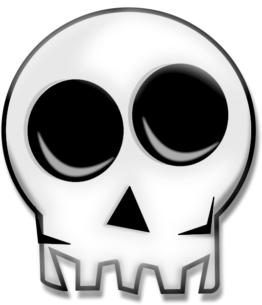 Top Half Of Human Skull Vector Image - Calavera Clipart - Png Download (600x600), Png Download