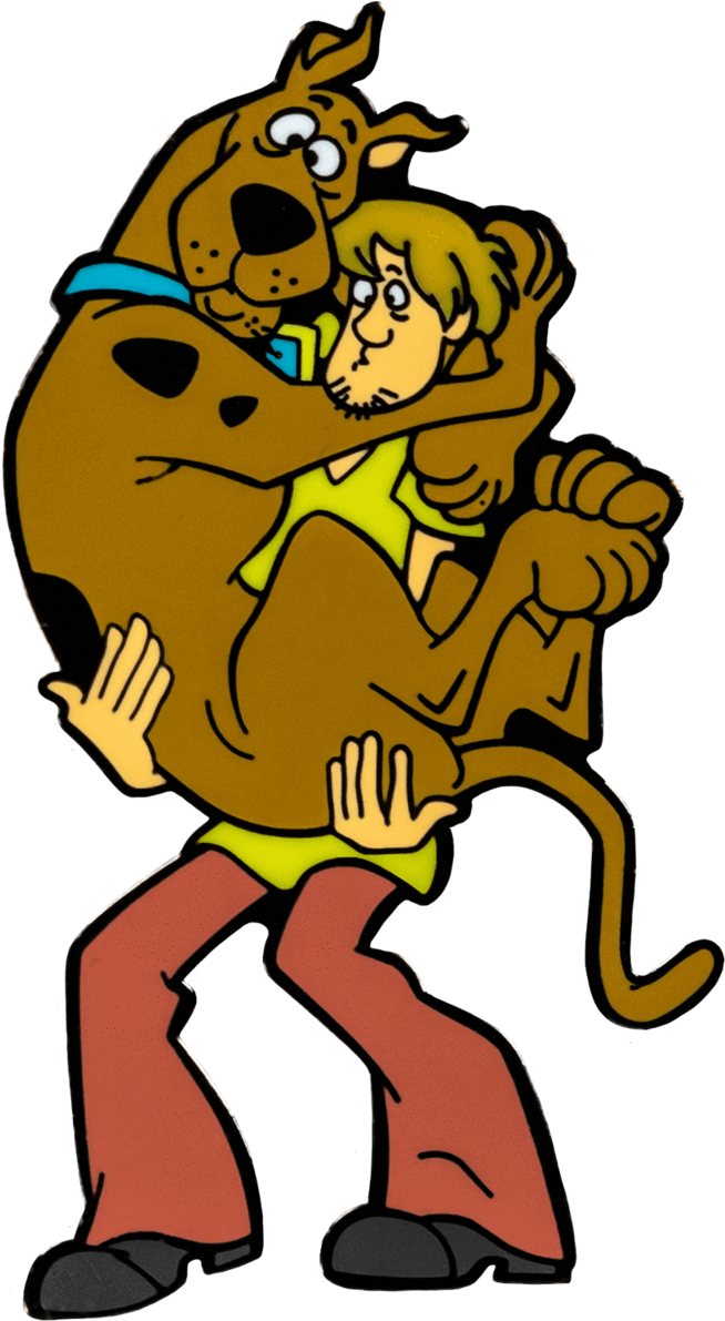 Scooby Doo And Shaggy Scared Clipart (669x1200), Png Download