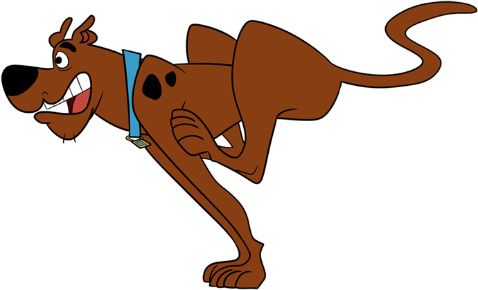 Scooby Doo Running Png Clipart (700x517), Png Download