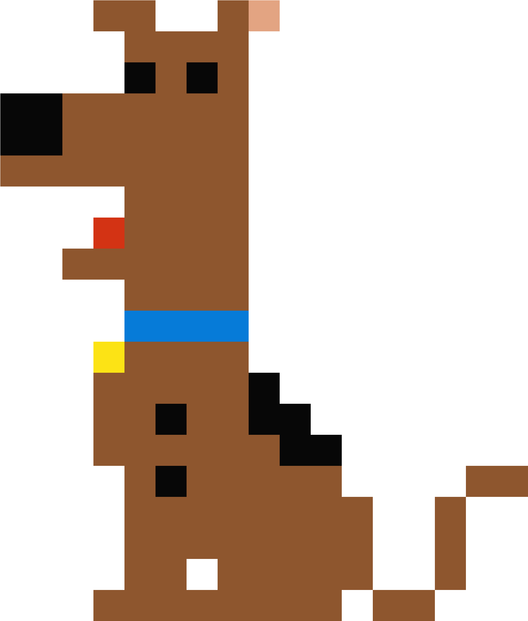 Scooby Doo 8 Bits Clipart (2800x2800), Png Download