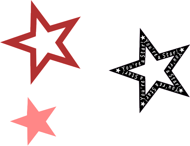 Star Page Borders - Star Borders And Frames Clipart (640x492), Png Download