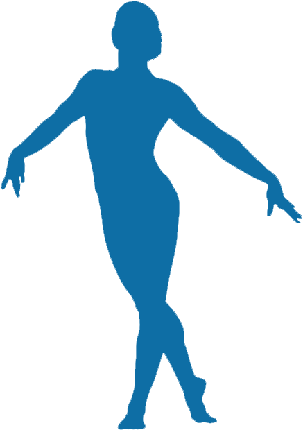 Gymnastics Balance Beam Silhouette Clip Art - Gimnasia Ritmica - Png Download (500x643), Png Download