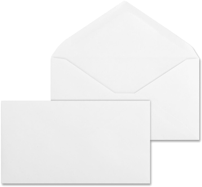 Commercial White Envelopes Open Side Envelope - Envelope Clipart (818x757), Png Download