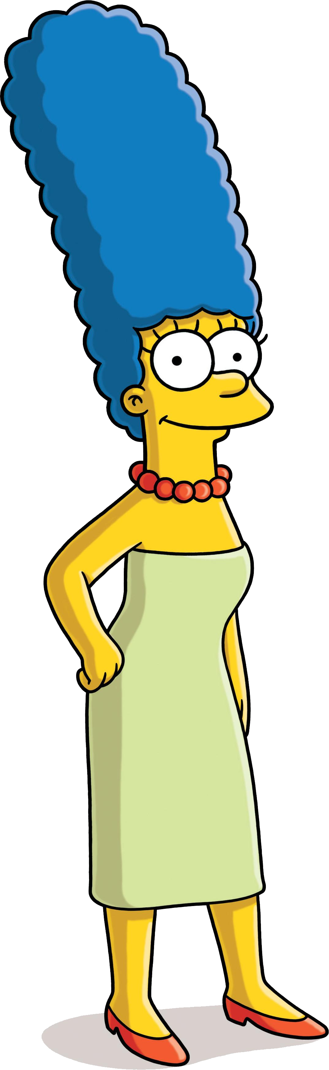 The Simpsons Clipart Maggie - Mom From The Simpsons - Png Download (1068x3465), Png Download