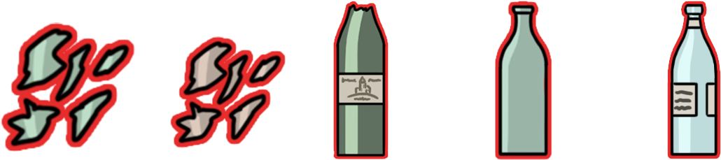 Wine Bottle Clipart (1400x246), Png Download