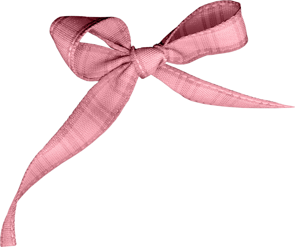 Clipart Bow Violet Ribbon - Transparent Background Pink Bow Ribbon - Png Download (989x828), Png Download