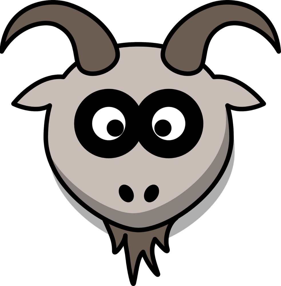 Goat Head Png - Goat Head Clipart Transparent Png (588x597), Png Download