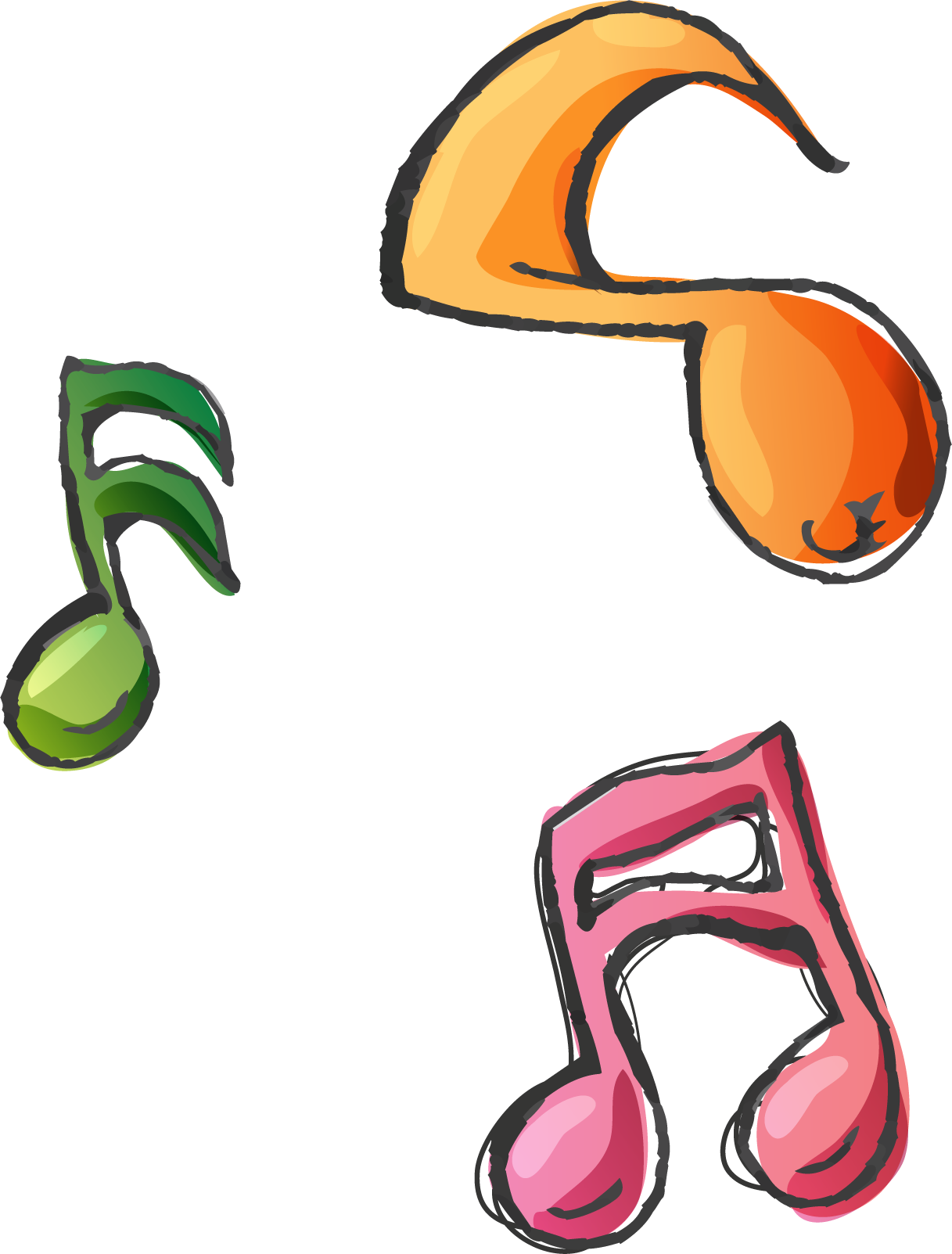 Lenagold Clipart Clip Library Stock Lenagold - Нотки Png Transparent Png (1217x1603), Png Download