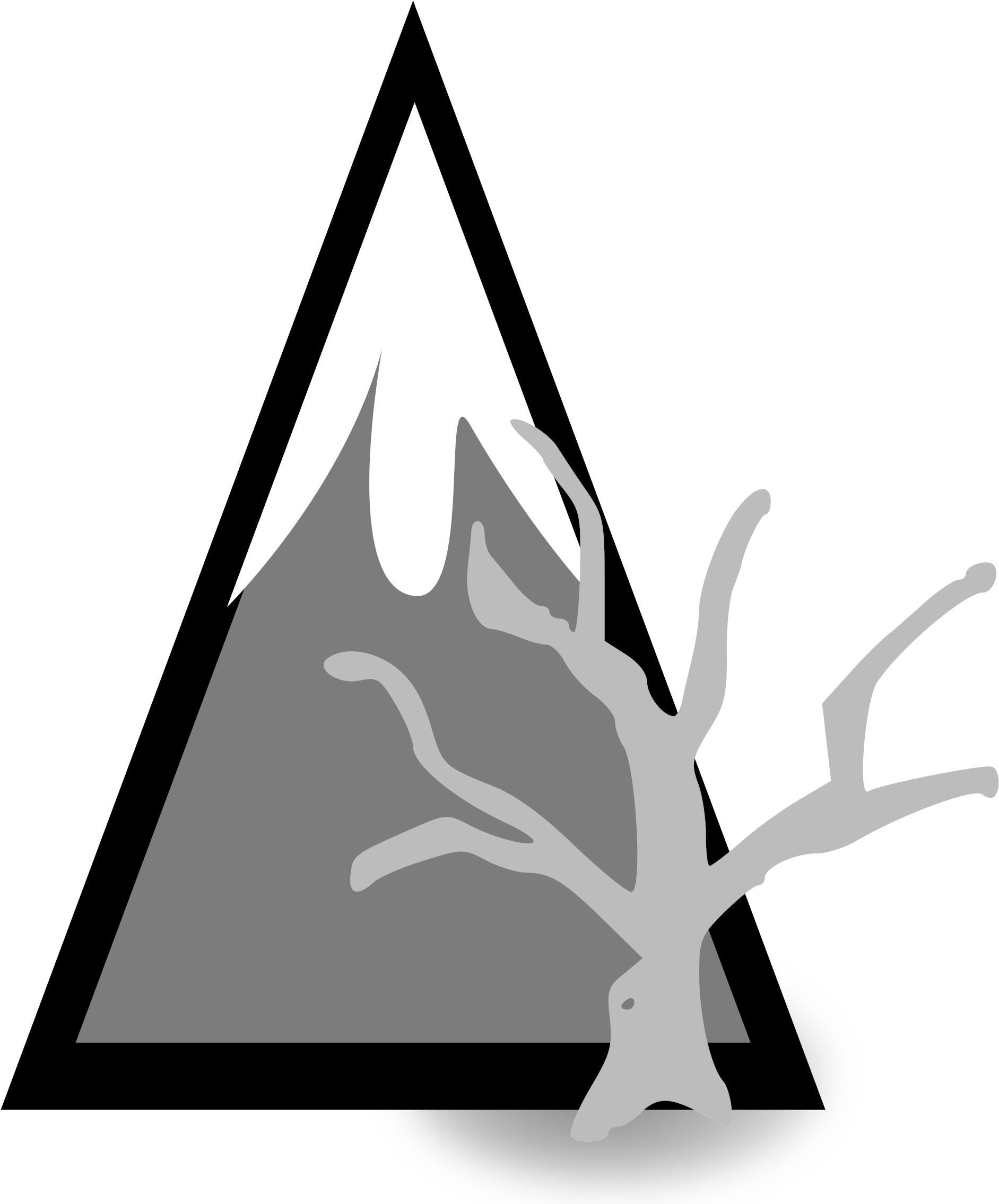 Forest Mountain Big Image - Mountain Vaector Clipart (2400x2400), Png Download