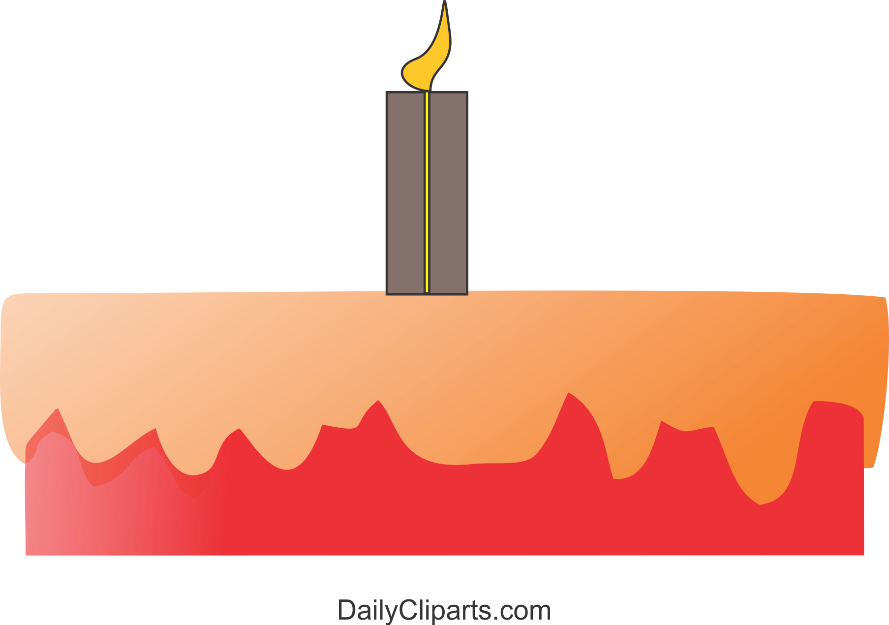 Advent Candle Clipart (1807x1270), Png Download