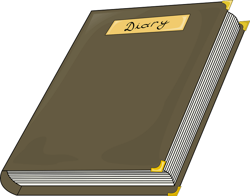 Diary Costea Bogdan 01 Clipart - Diary Clip Art - Png Download (800x626), Png Download