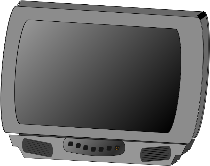 Small Flat Panel Lcd Television Svg Clip Arts - Television Set - Png Download (1024x1024), Png Download