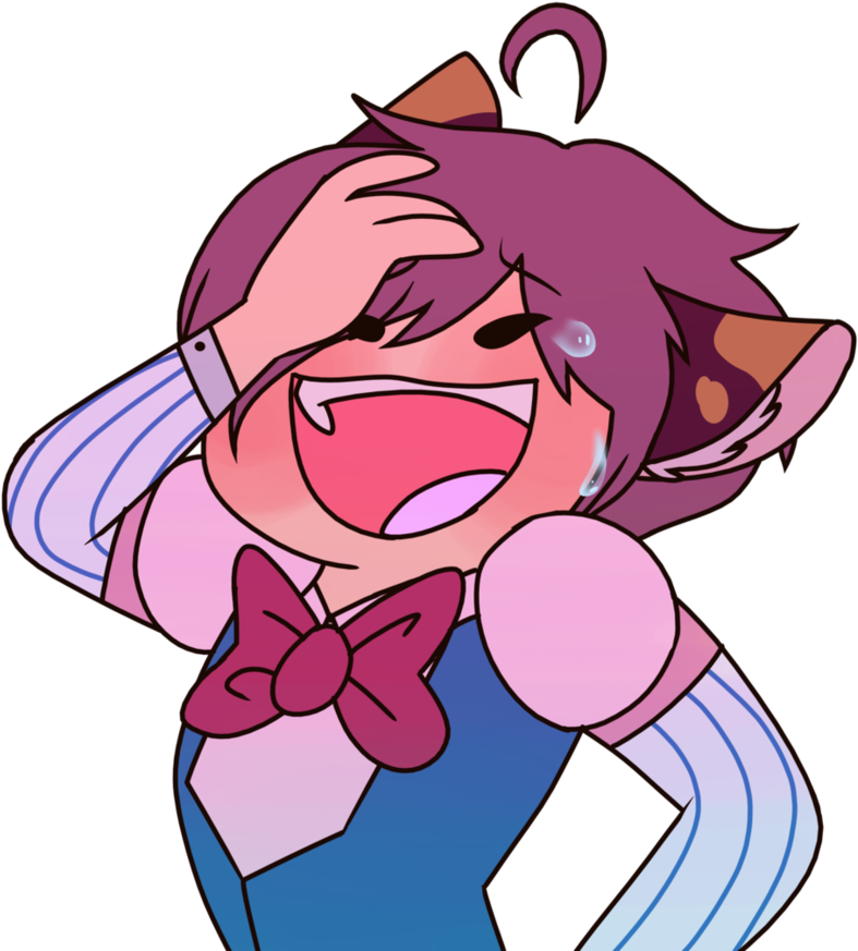 Aphmau Ng} - Dying From Laughter Png Clipart (887x900), Png Download