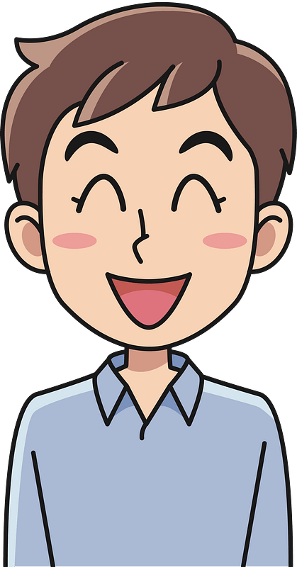 Laughing Woung Man Clipart - Strong Person Clipart - Png Download (419x800), Png Download