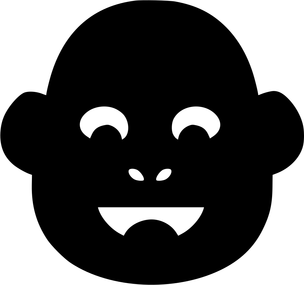 Baby Kid Monkey Clipart (981x918), Png Download