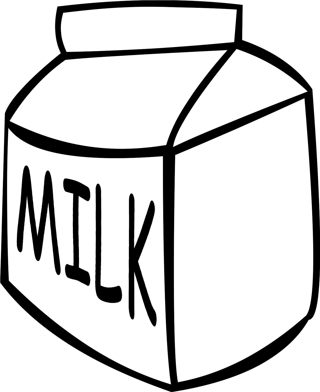 Milk Carton Clip Art - Png Download (1600x1600), Png Download