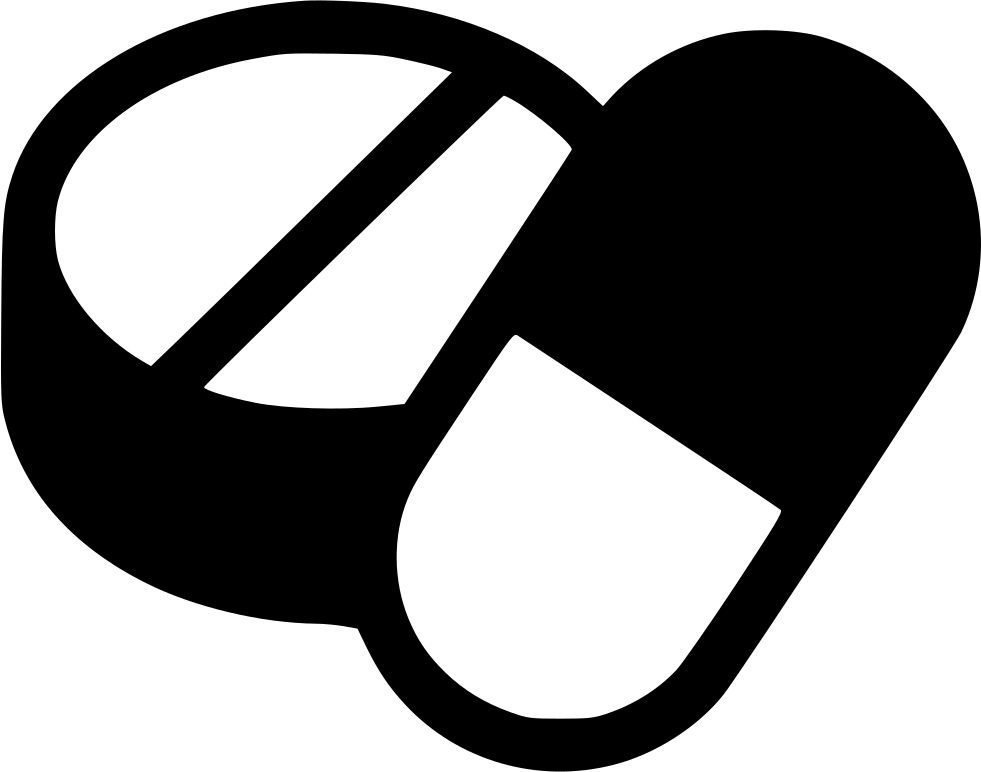 Medical Flat Svg Png - Pill Icon Png Clipart (981x772), Png Download