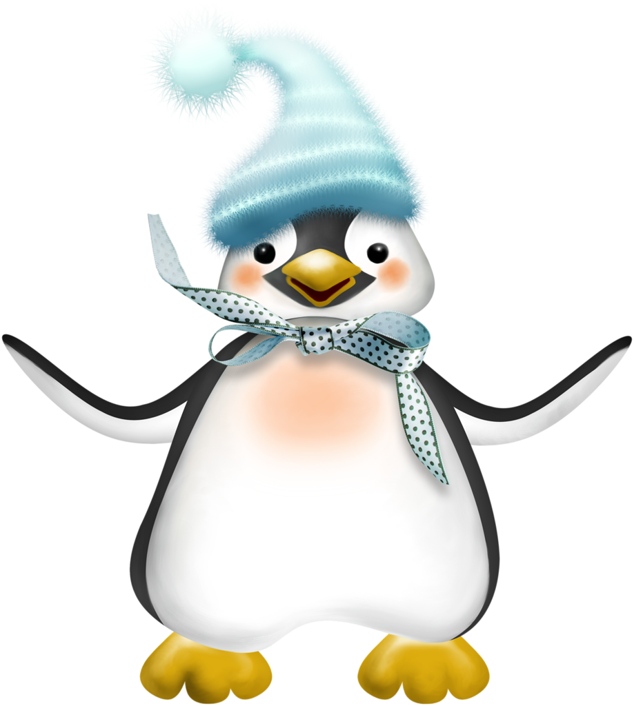 Transparent Penguin Couple Clipart - Penguins And Snowmen Clipart - Png Download (919x1024), Png Download