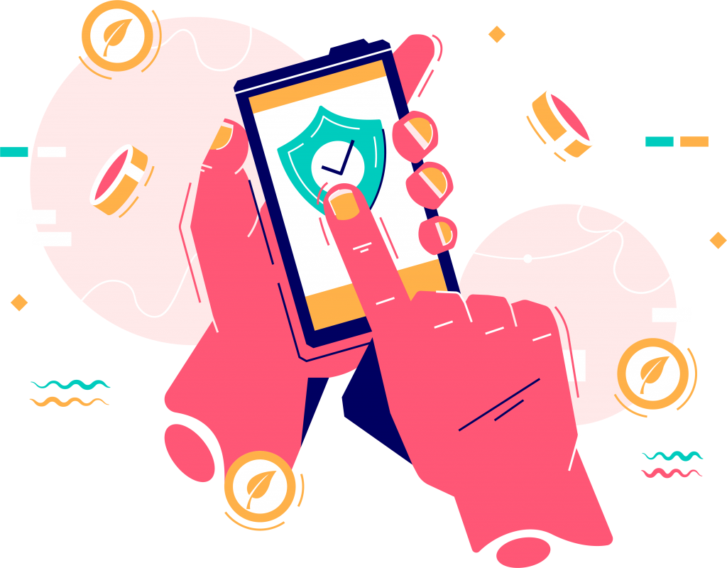 Pay Via Mobile App Clipart (1024x800), Png Download