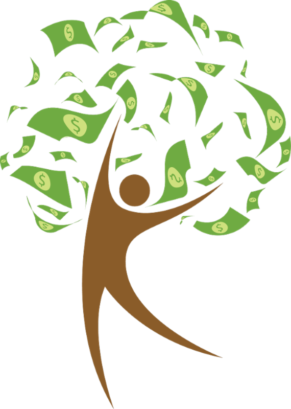 Vector Money Tree Png Clipart (570x800), Png Download